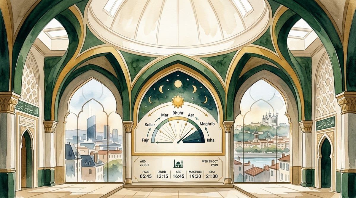 Horaires Prière Lyon : Le Guide Complet pour votre Salat